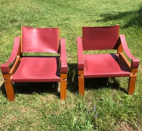 Chaise vintage à vendre chez un antiquaire près de Lyon