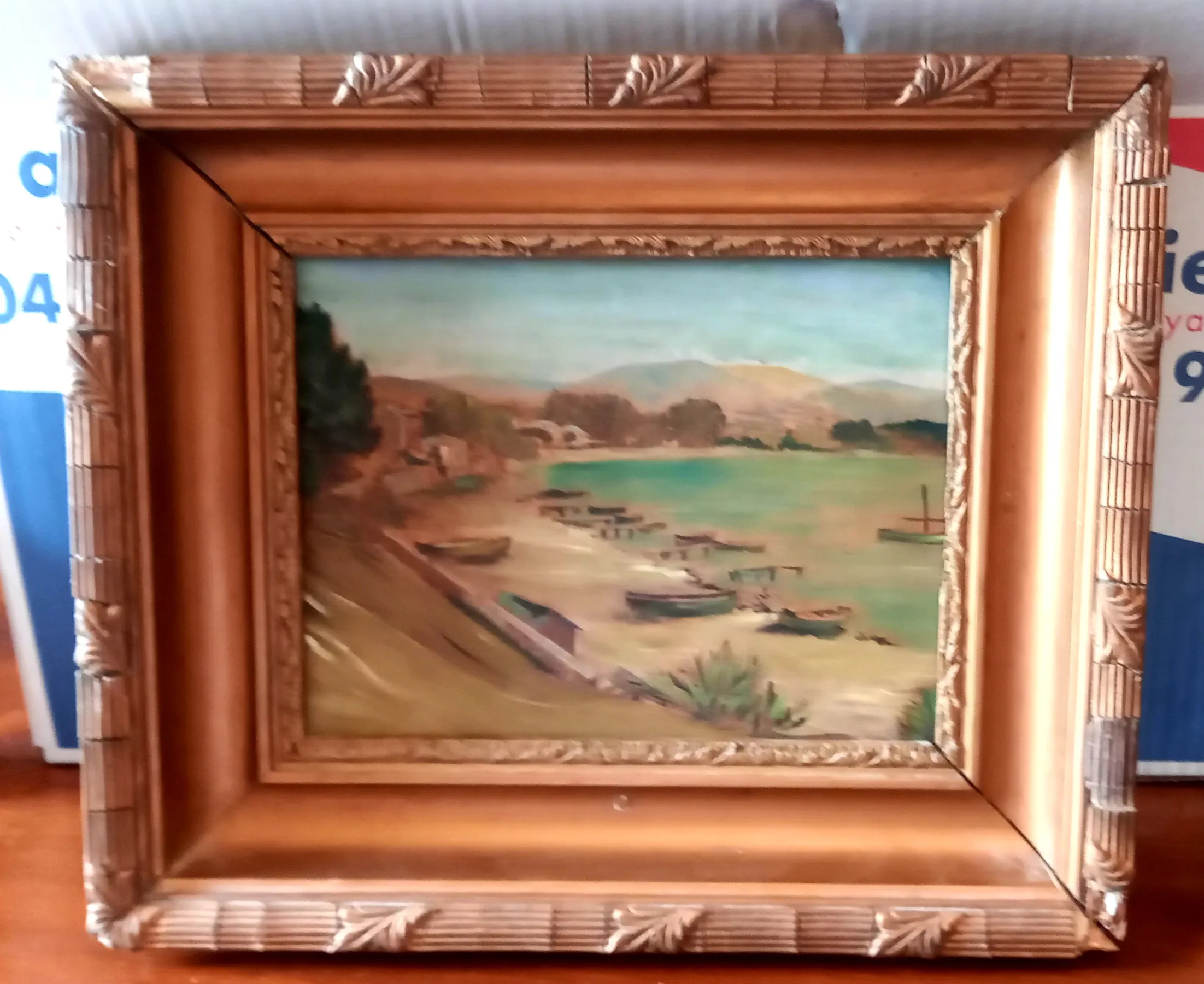 Tableau ancien à vendre chez un antiquaire près de Lyon